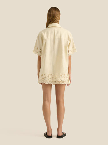 Connie Mini Skirt Serpentine Broderie - Skirt