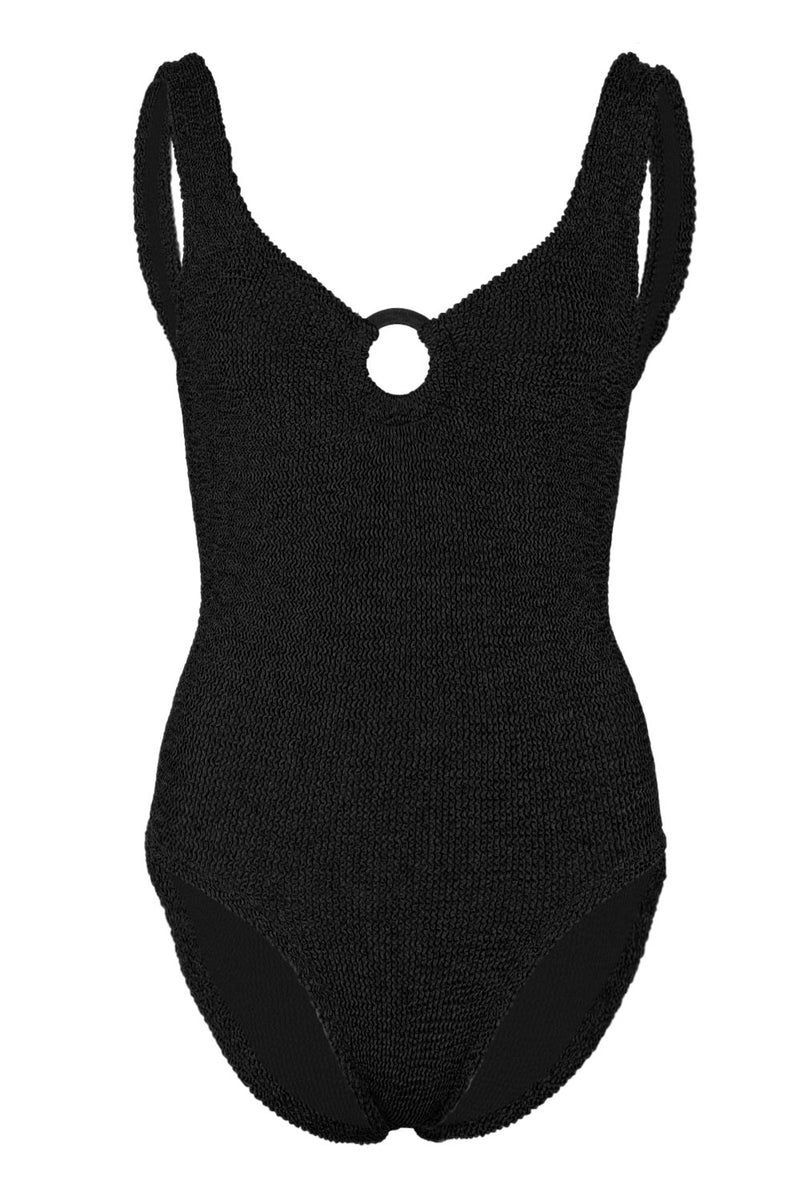 Coverage Celine Swim with Fabric Covered Hoop Black