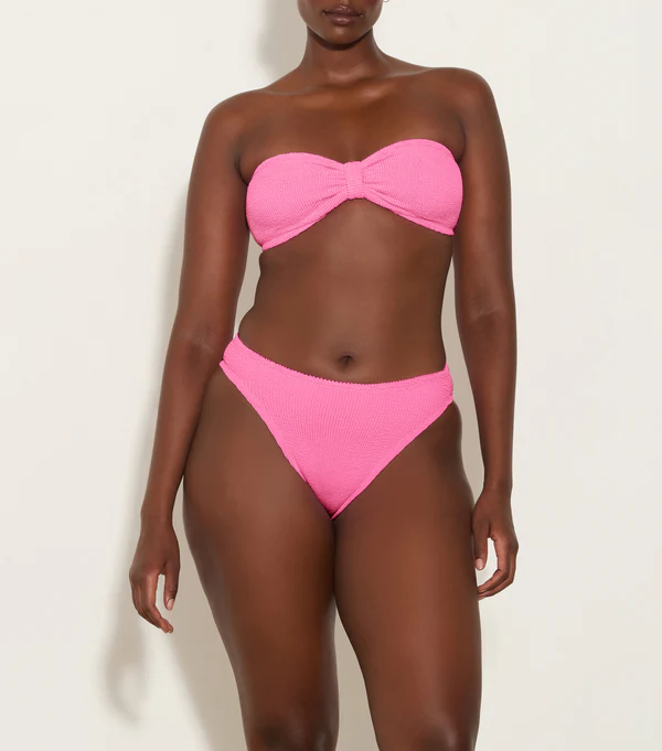 Load image into Gallery viewer, Coverage Jean Bikini Bubblegum - ONE SIZE - Bikini
