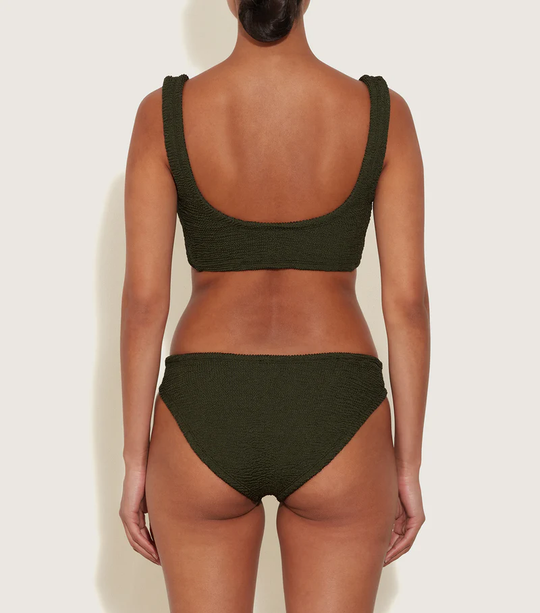 Coverage Juno Bikini Metallic Khaki - ONE SIZE - Bikini