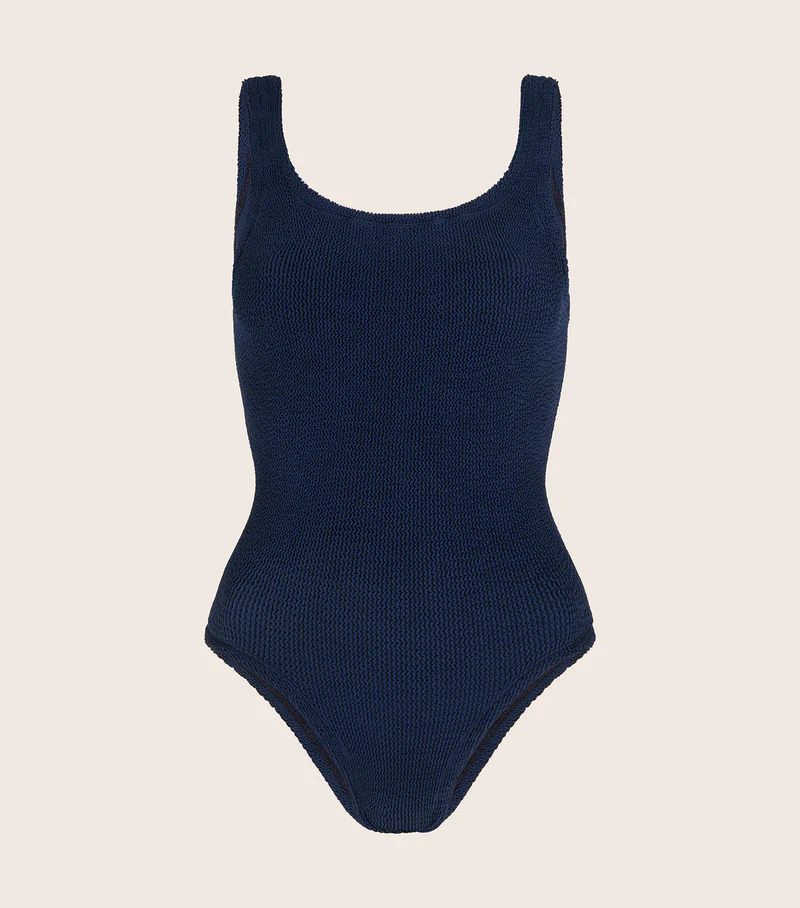 Load image into Gallery viewer, Coverage Square Neck Swim Navy - ONE SIZE - One Piece
