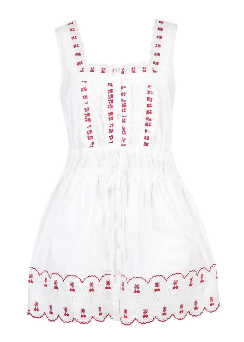 Amaya Mini Dress Cherries