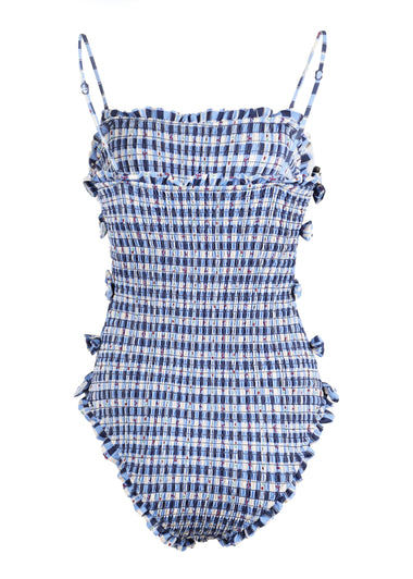 Betty Swimsuit Blue Margot Gingham
