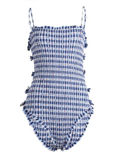 Betty Swimsuit Blue Margot Gingham