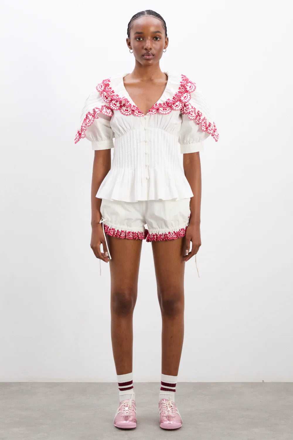 Load image into Gallery viewer, Jenna Bloomer Short Cherries

