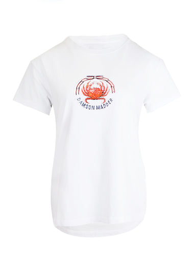 Crabby Bow Shrunken Tee