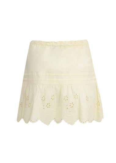 Gabriette Mini Skirt Butter Yellow