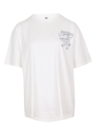 Gelati Girl Boyfriend Tee White