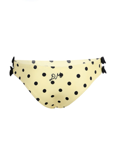 Jezebel Shirred Bow Bikini Bottom Butter Spot