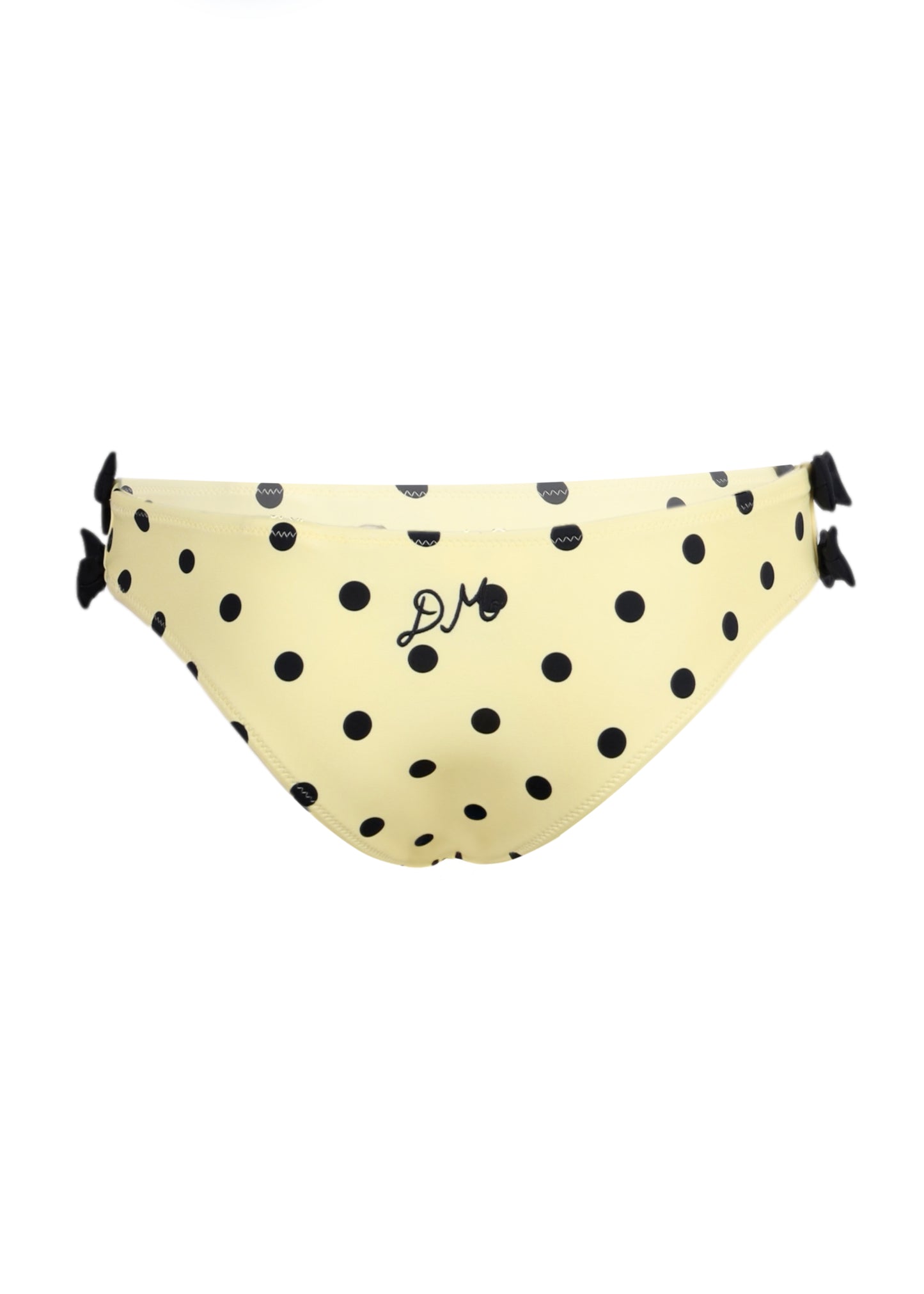 Load image into Gallery viewer, Jezebel Shirred Bow Bikini Bottom Butter Spot
