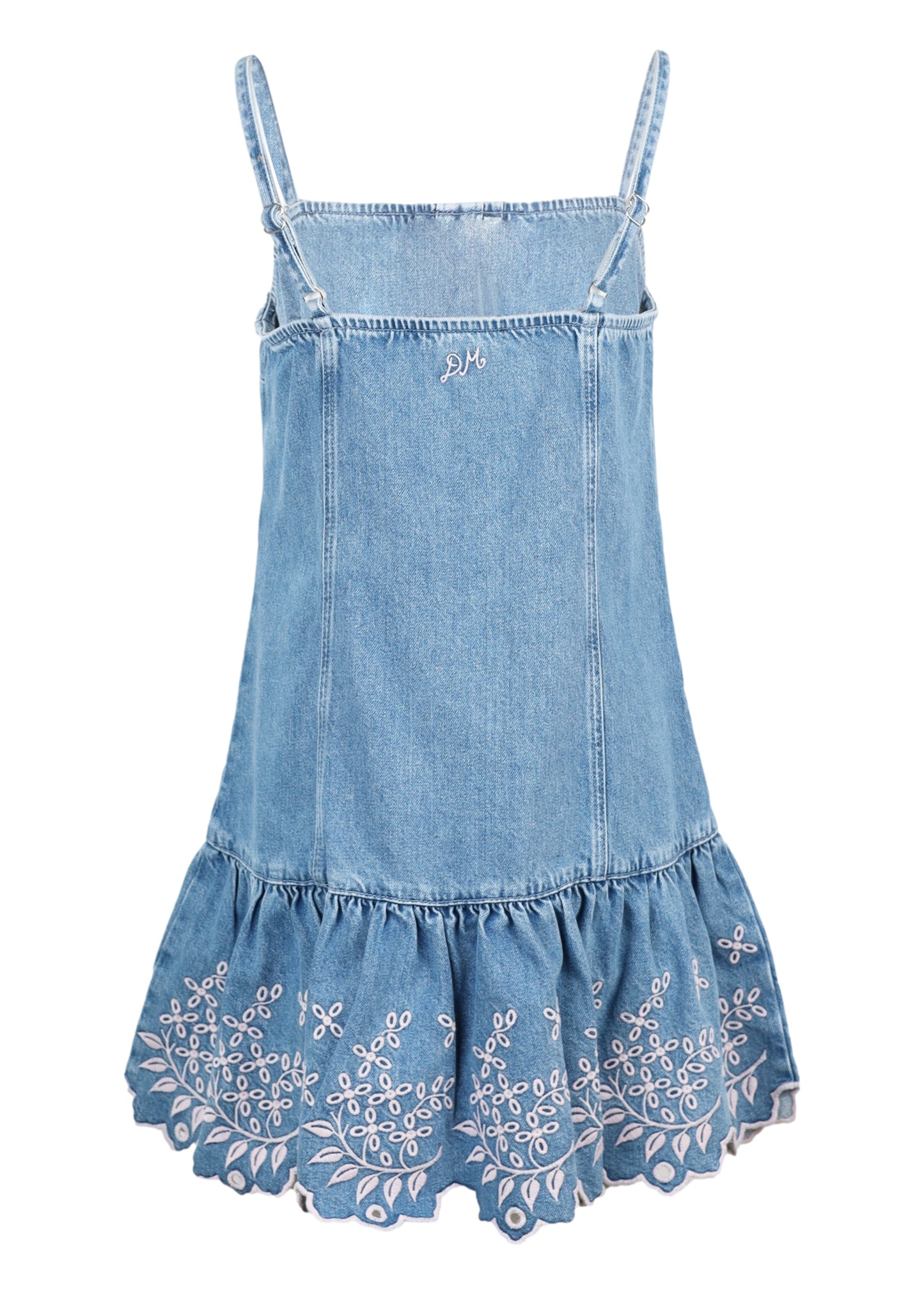 Load image into Gallery viewer, Lana Mini Dress Embroidered Denim
