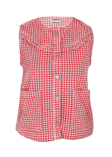 Mari Top Red Gingham