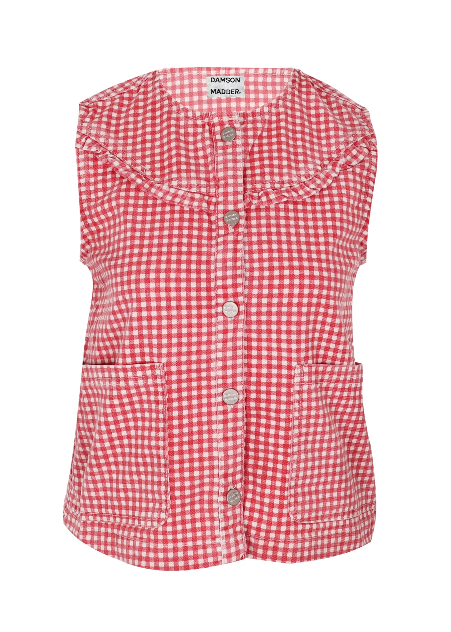 Load image into Gallery viewer, Mari Top Red Gingham

