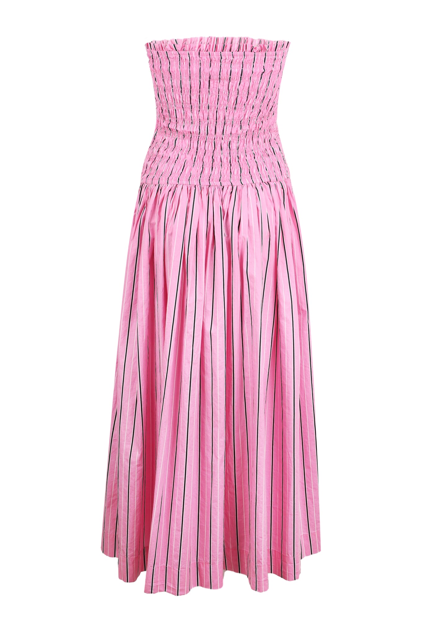 Load image into Gallery viewer, Mia Midi Dress Pink Stripes
