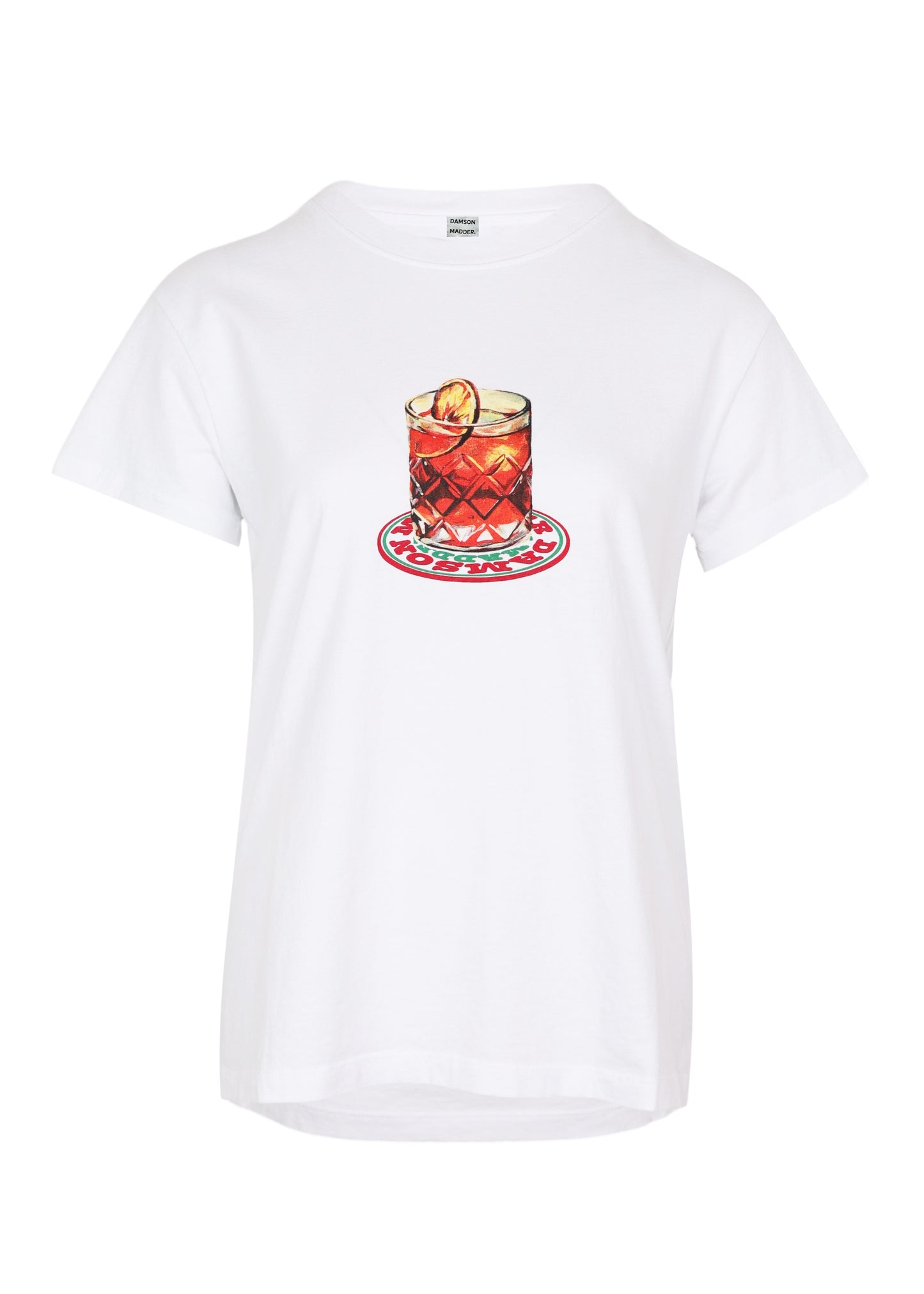 Load image into Gallery viewer, Negroni Shrunken Tee White

