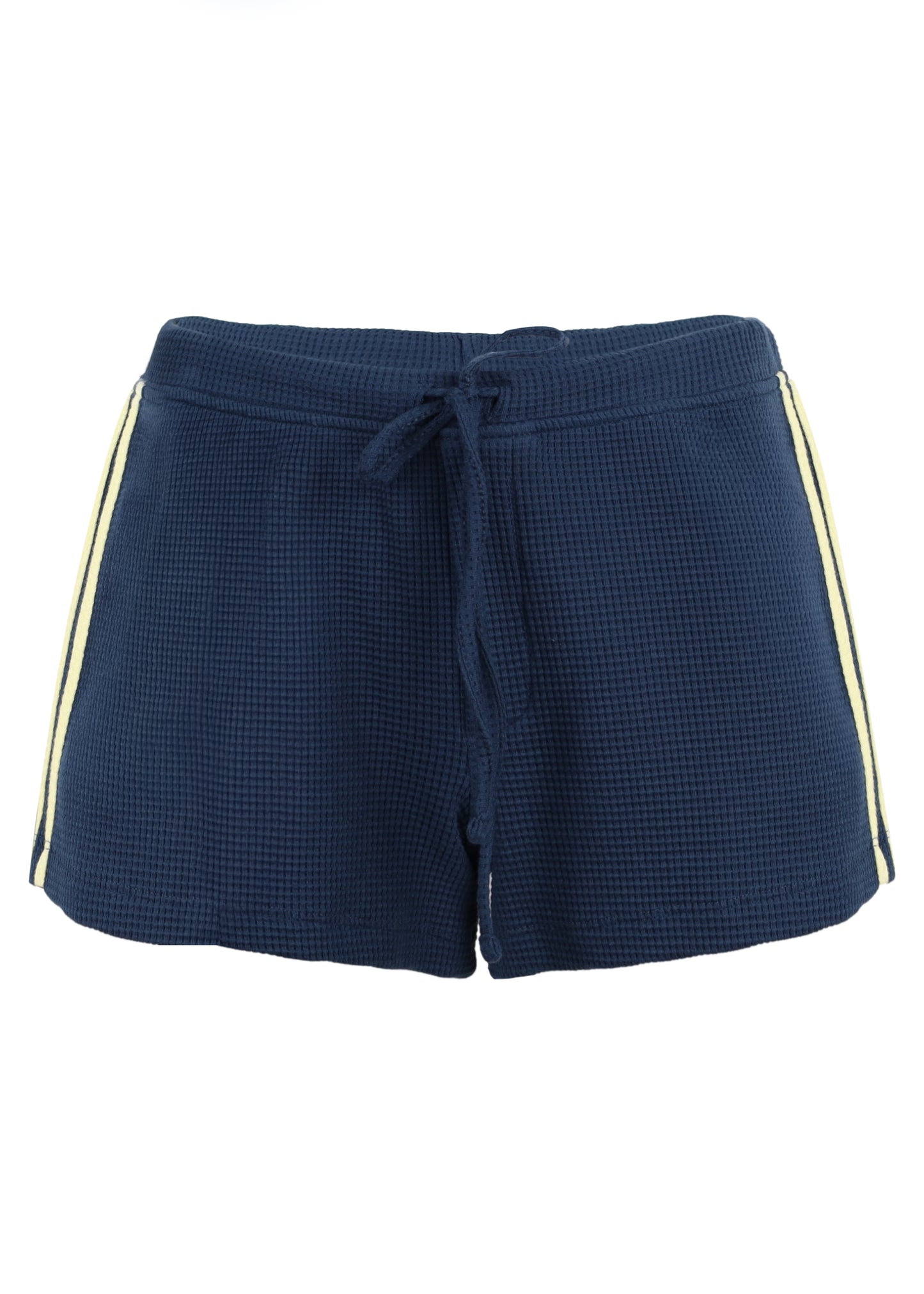 Load image into Gallery viewer, Pippa Waffle Short Navy/Yellow
