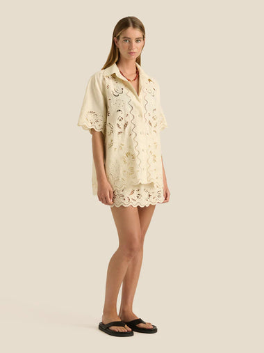 Darcy Shirt Serpentine Broderie - Top