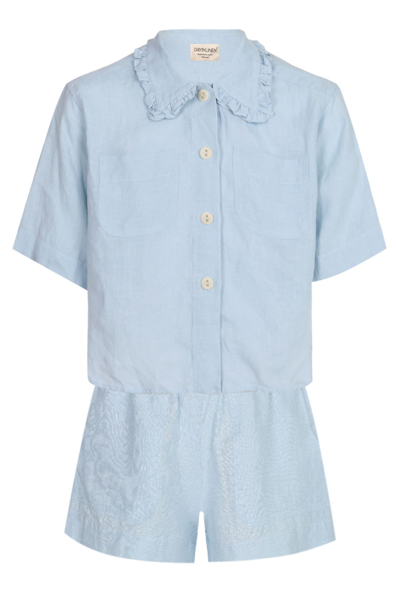 Kids Short Set Sky Blue