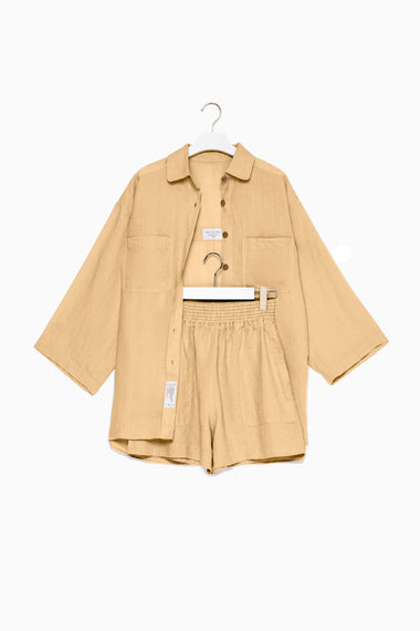 Top And Short Set Tan - Set