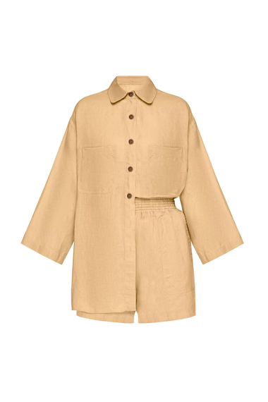 Top And Short Set Tan - Set