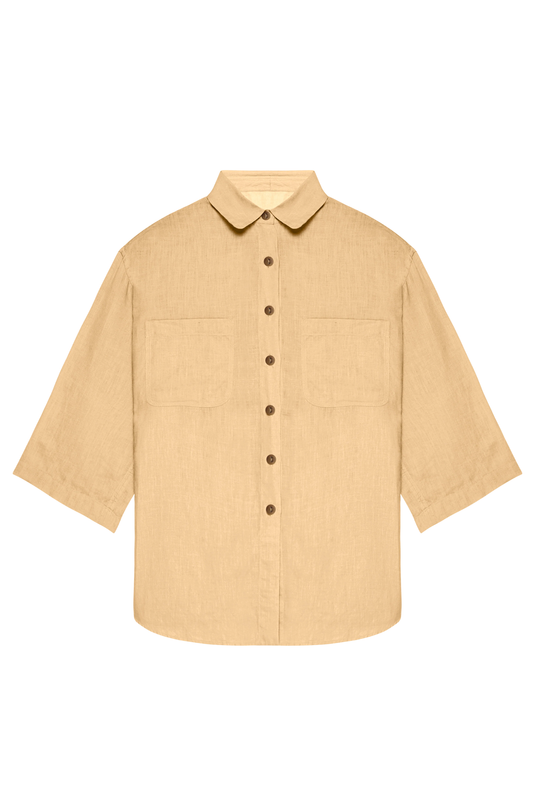 Load image into Gallery viewer, Top And Pants Set Tan - Set

