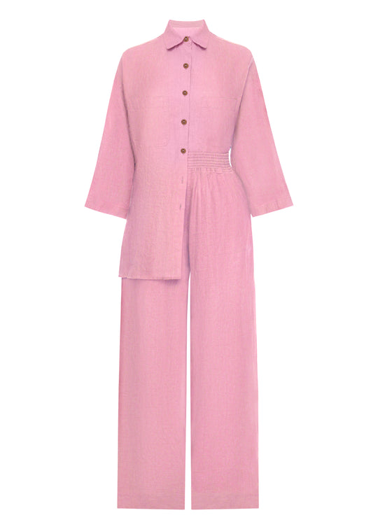 Top and Pant Set Smoke Orchid