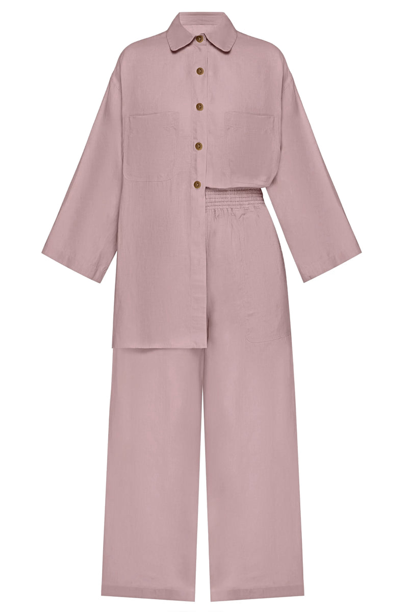 Top And Pants Set Stone