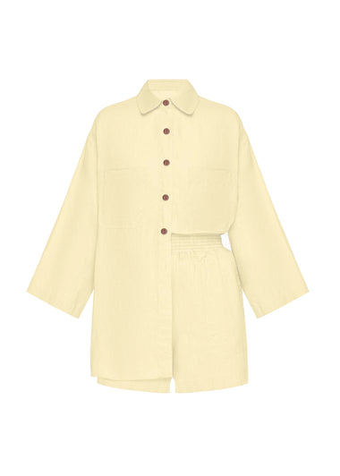 Top and Short Set Double Cream