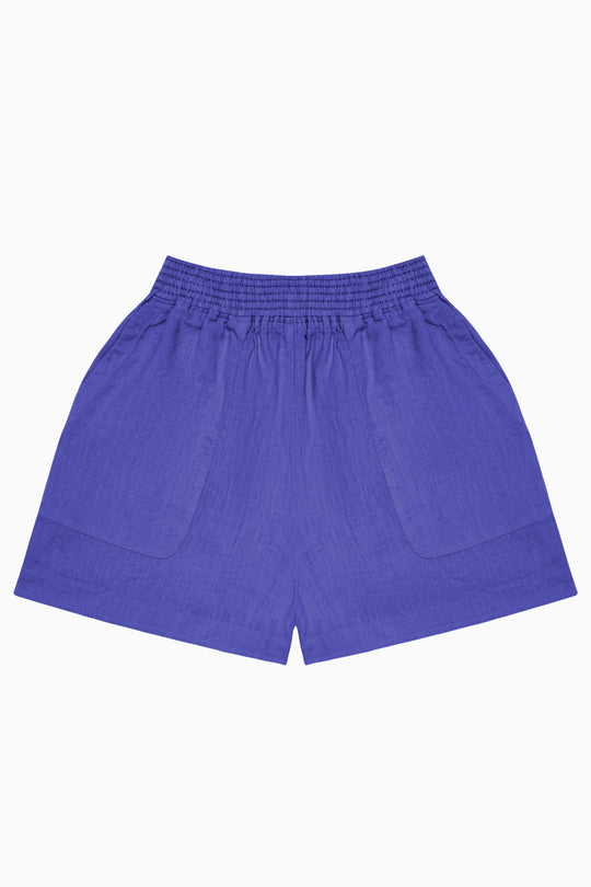 Top And Shorts Set Blue Iris