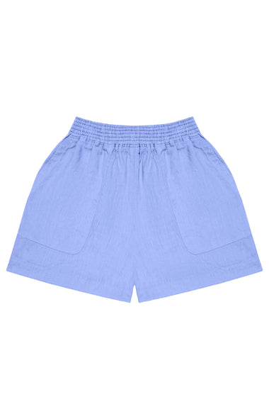 Top And Shorts Set Linen Flowers - Set