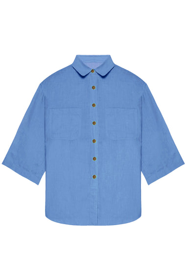 Top And Short Set Mid Blue - Set