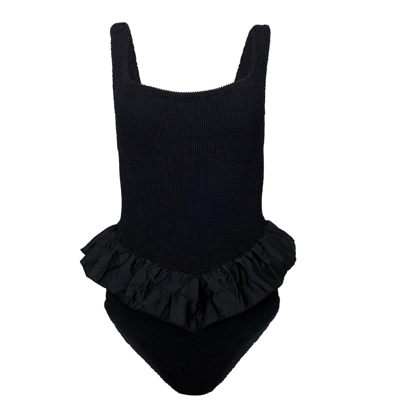 Hunza G Swimsuit with Frill Detail - Denise Frill One Piece