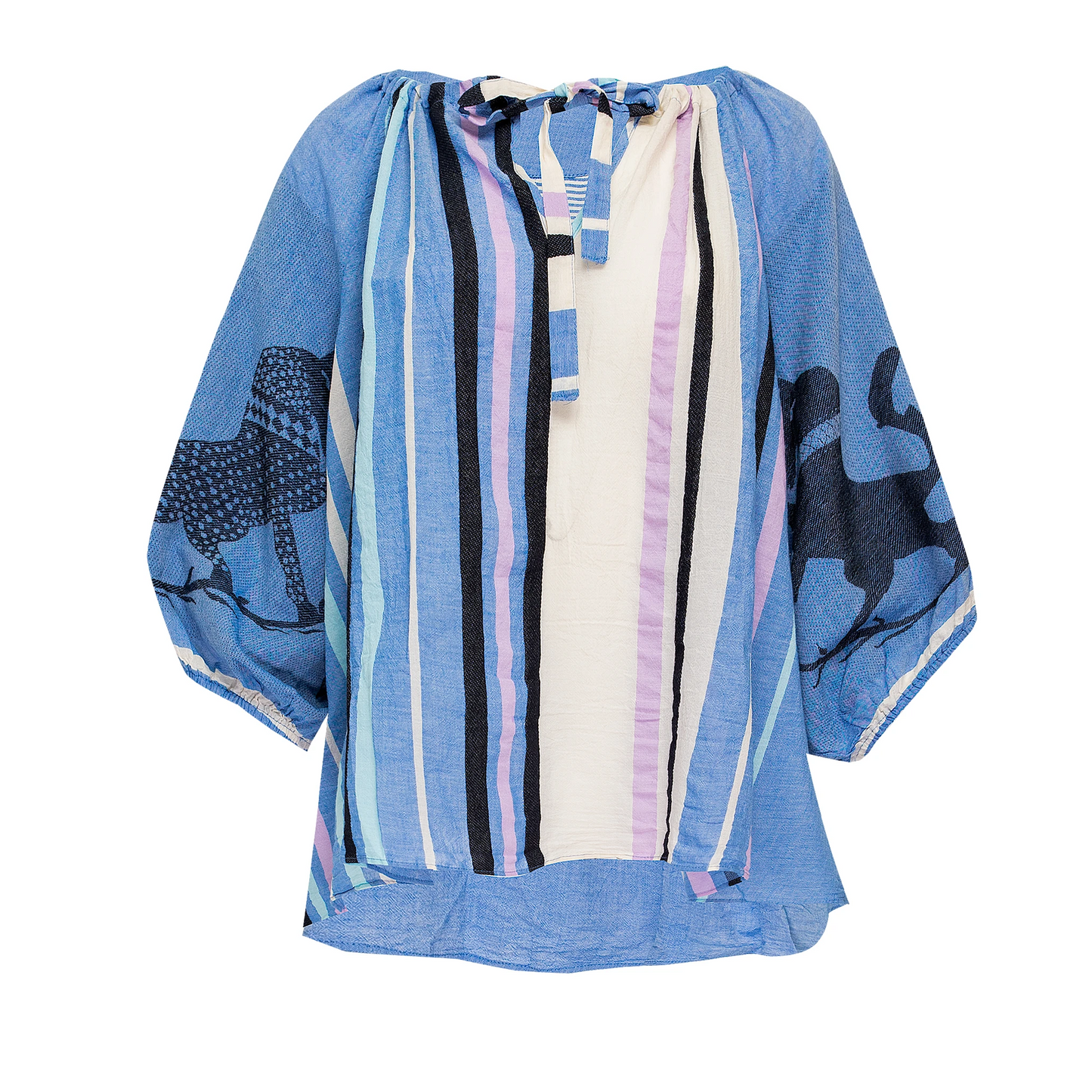 Load image into Gallery viewer, Morocco Blouse Zakar Blue - Top
