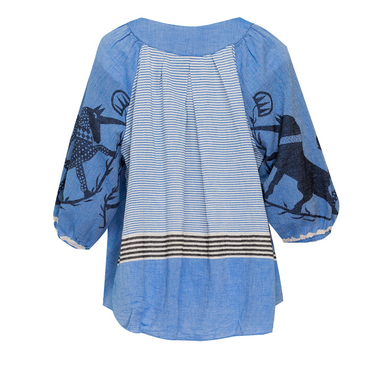Morocco Blouse Zakar Blue - Top