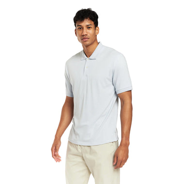 Dias Button Pique Polo Halogen/Grey - Top