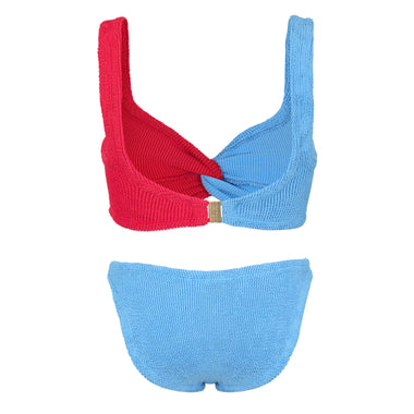 Duo Chelsea Bikini Sky Blue/Red - ONE SIZE - Bikini