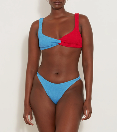 Duo Chelsea Bikini Sky Blue/Red - ONE SIZE - Bikini
