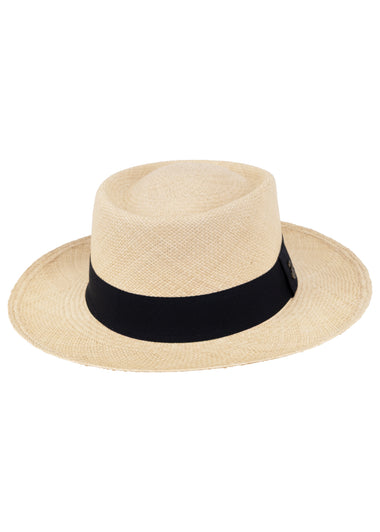 Dumont Hat Beige with Black Band
