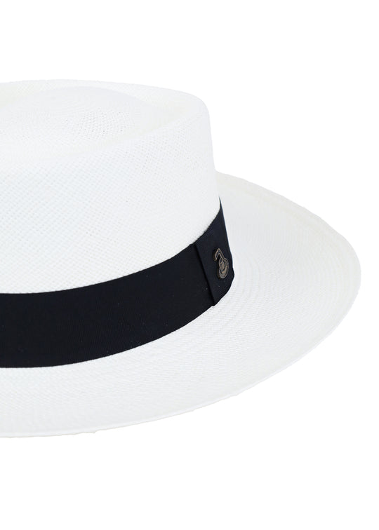 Load image into Gallery viewer, Dumont Hat White with Black Band
