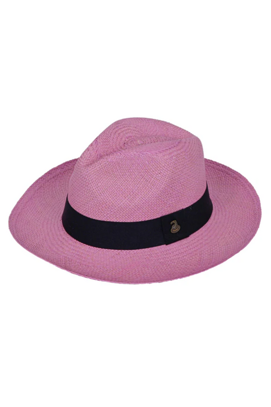 Load image into Gallery viewer, Panama Hat Classic Lilac / Black
