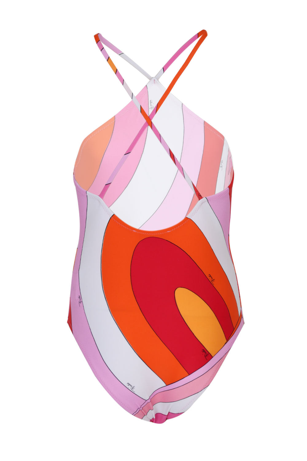 Load image into Gallery viewer, Girls Fragola Arancio One-Piece Swimsuit
