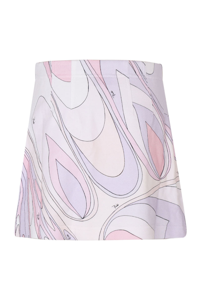 Girls Rosa Lilla Fleece Skirt