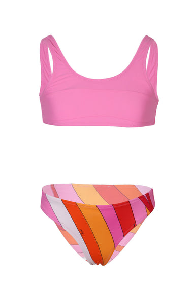 Girls Wisteria Orange Bikini