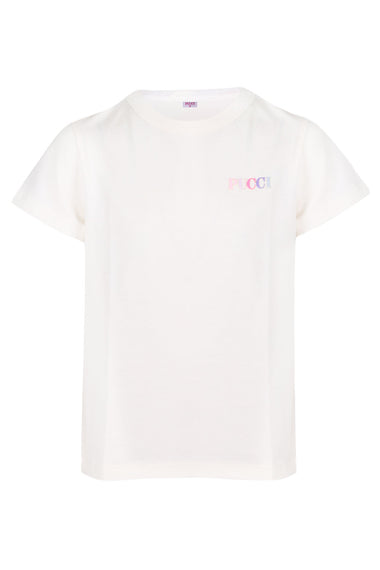 Girls Ivory Pink T-Shirt