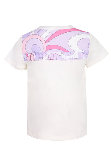 Girls Ivory Pink T-Shirt