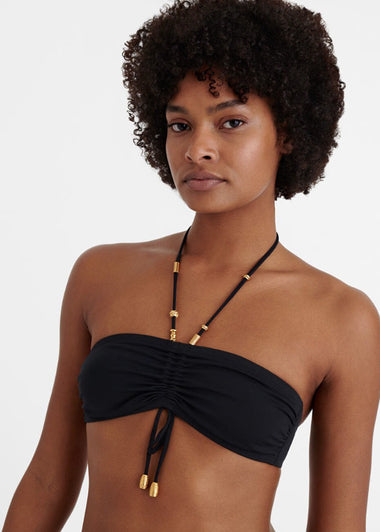 Melia Bandeau Top Noir