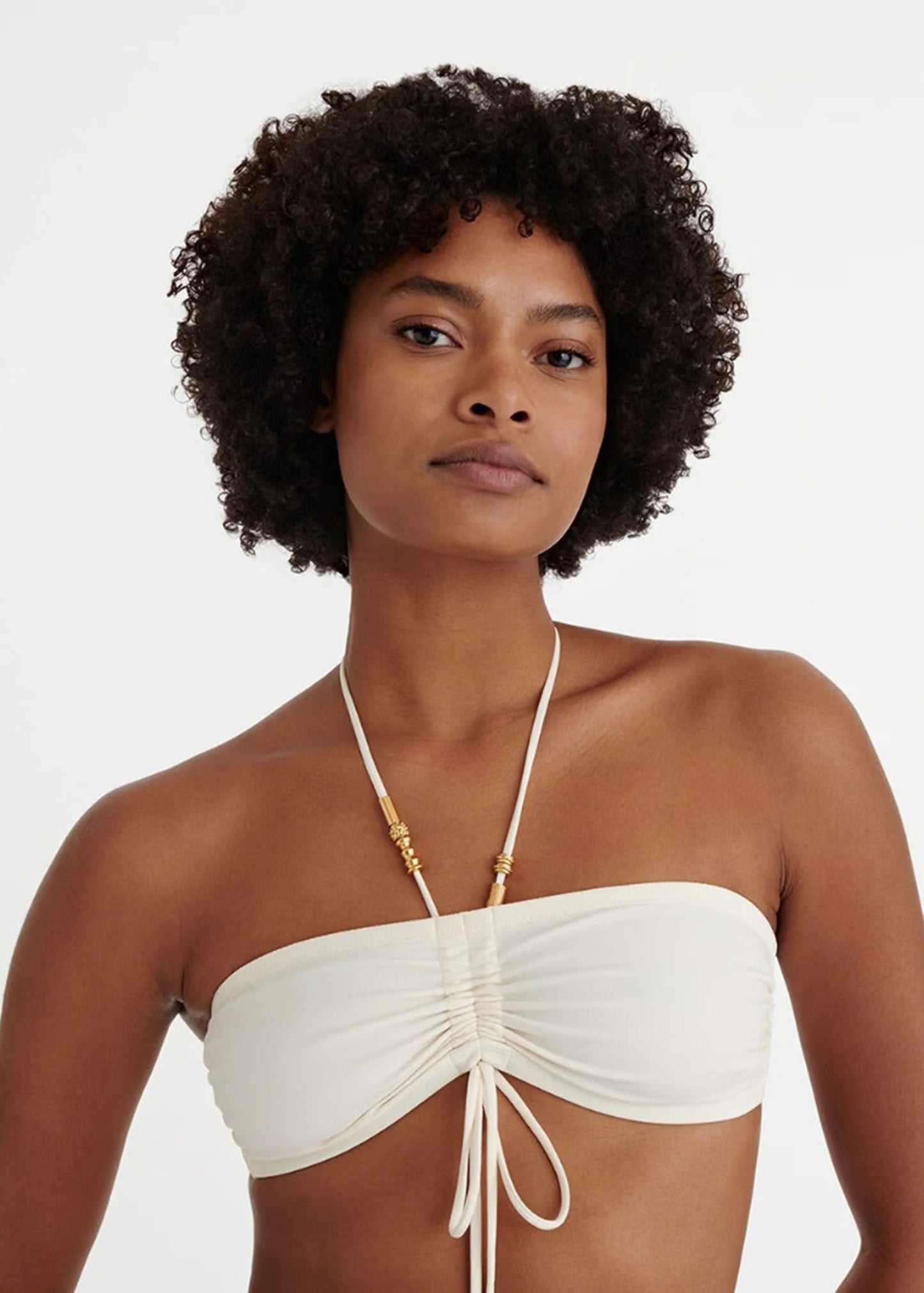 Load image into Gallery viewer, Melia Bandeau Top Sable Fin
