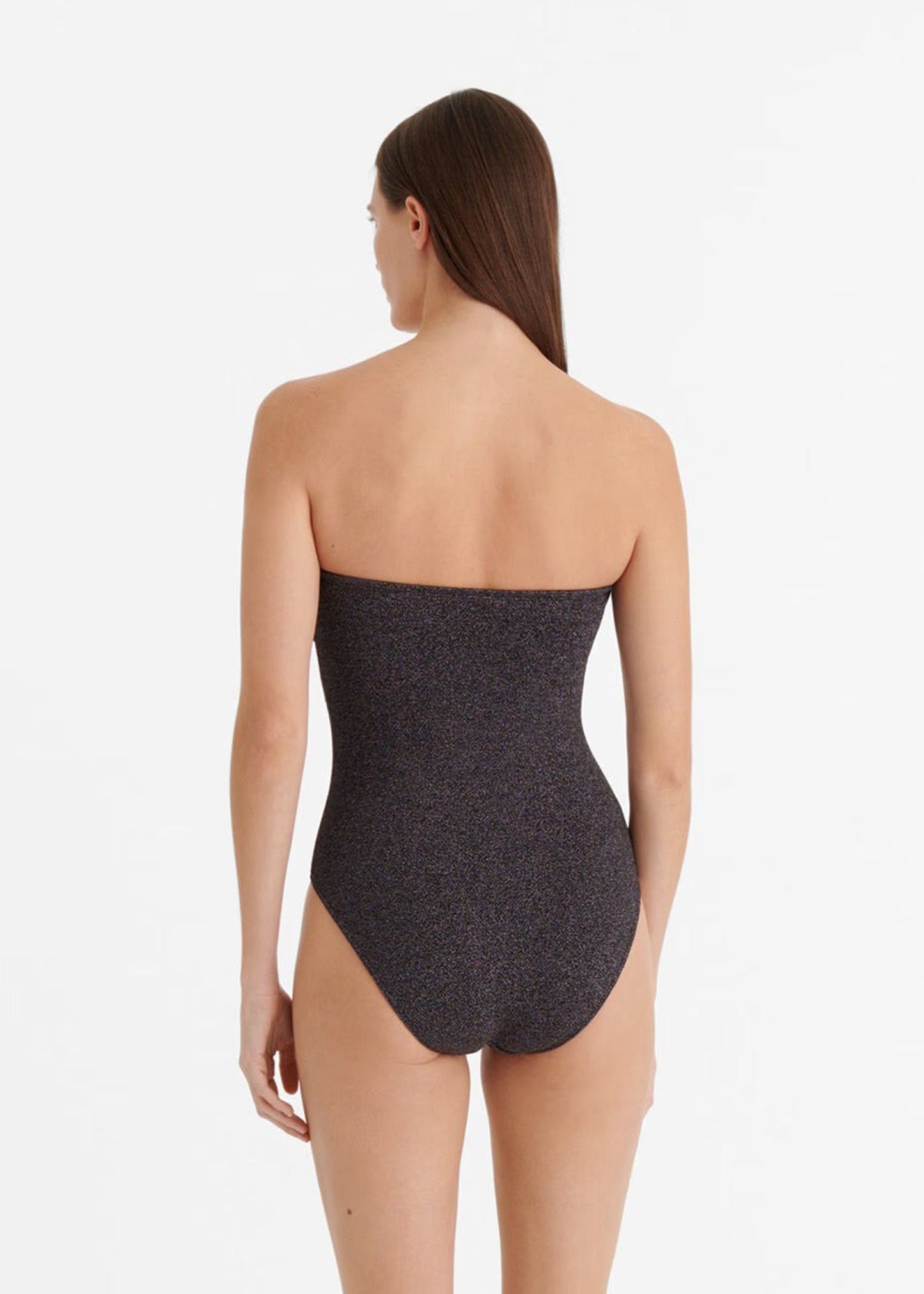 Load image into Gallery viewer, Scintillant Bustier One Piece Noir
