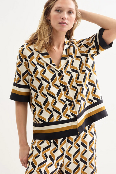 Sonore Shirt Imprime Swim Noir