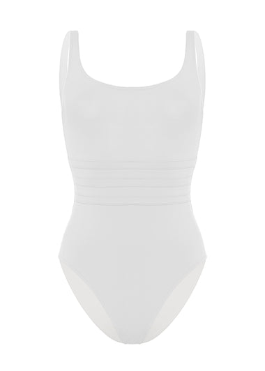 Asia Nageur One Piece Blanc
